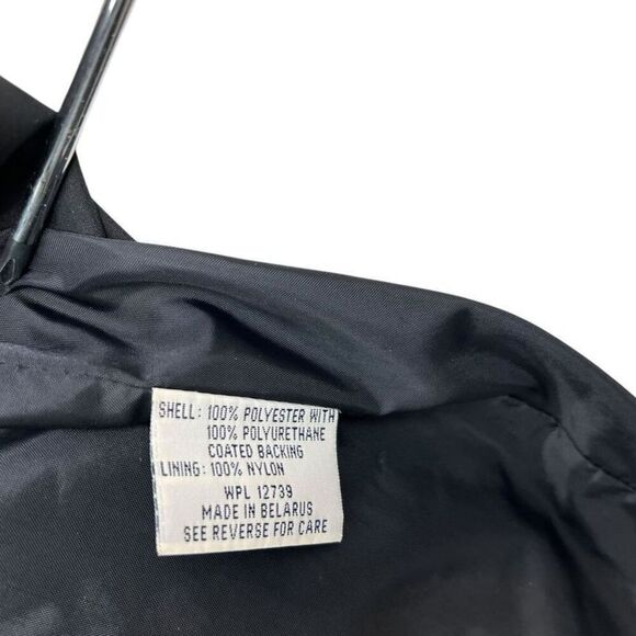 Fitzwright Women Hooded Rain Windbreaker Jacket Zip Lightweight Pocket Black S - Picture 5 of 7